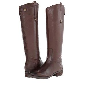 Sam Edelman Penny Dark Brown Riding Boots